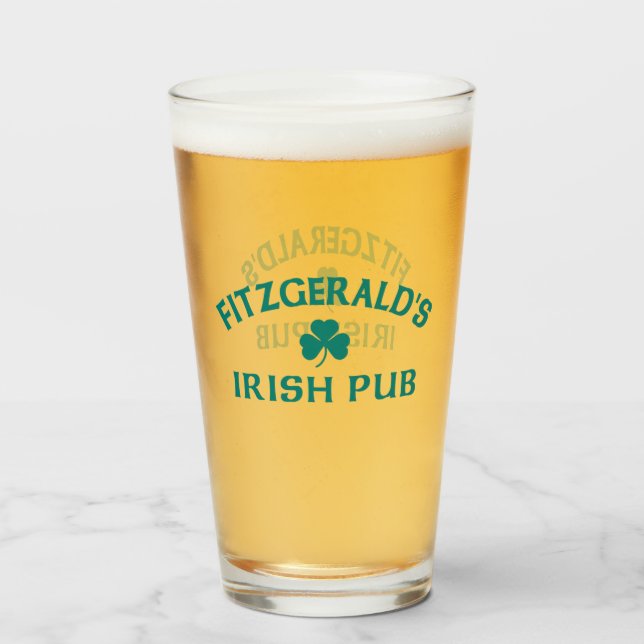 Verre Le pub irlandais de Fitzgerald  (Devant (rempli))
