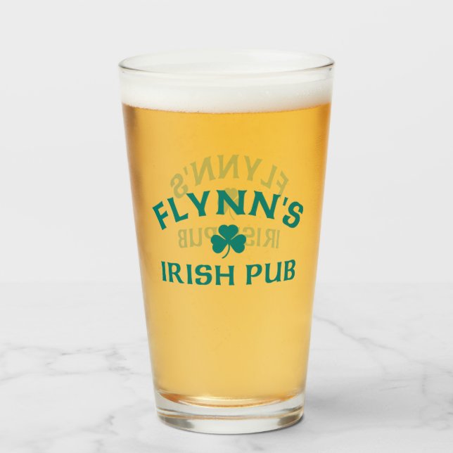 Verre Le pub irlandais de Flynn (Devant (rempli))