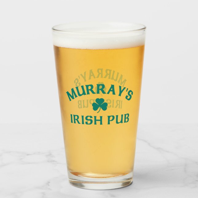 Verre Le pub irlandais de Murray (Devant (rempli))