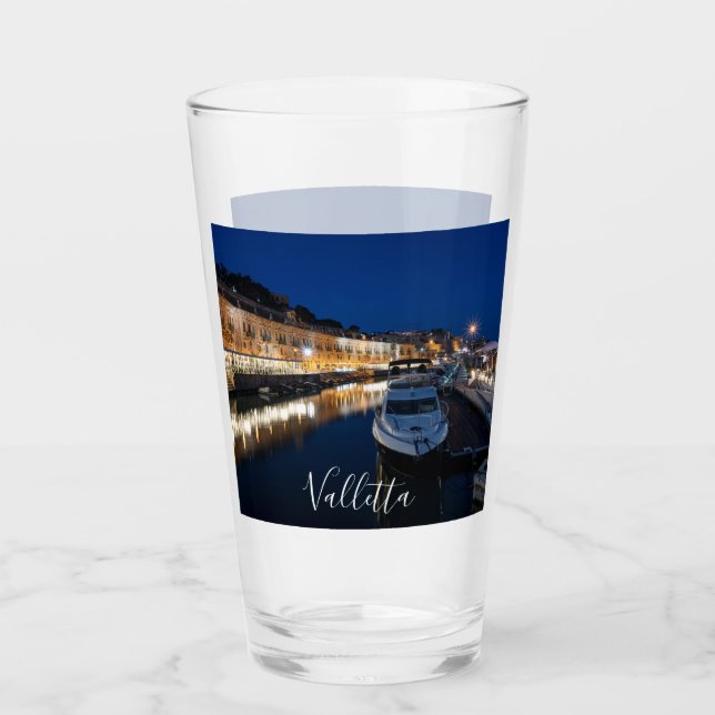 Verre Le quartier de La Valette au bord de l'eau avec pe (Devant)