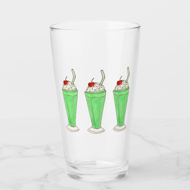 Verre Le Shamrock vert arrose la Saint Patrick's Day Sha (Devant)