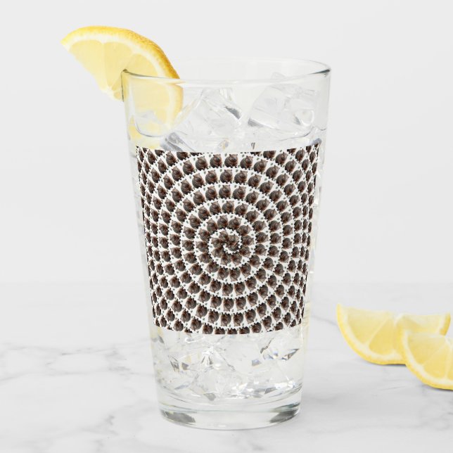 Verre Le tourbillon de Wombat : une spirale de merveille (Devant glace)