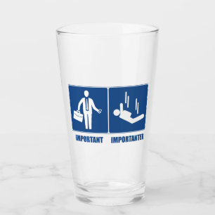 Verre Le Travail Est Important, La Plongée Ciel Est Impo