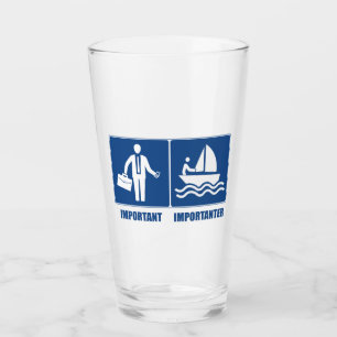 Verre Le Travail Est Important, La Voile Est Importante