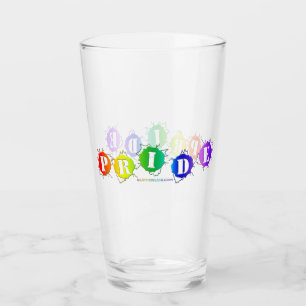 Verre L'enseigne de fierté aux couleurs de l'arc-en-ciel