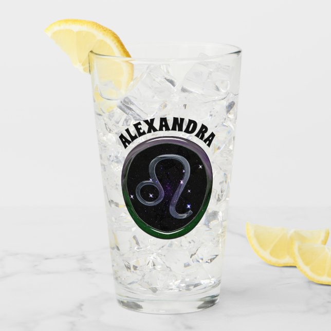 Verre Leo personnalisé (Devant glace)