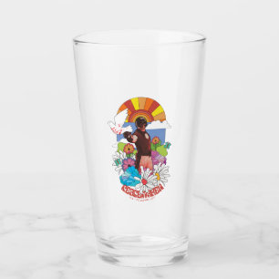 Verre L'équipe du suicide   Fleurs et soleil Peacemaker