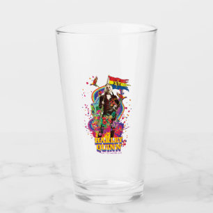 Verre L'équipe du suicide Harley Quinn Flowers & Rain