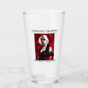 Verre L'équipe du suicide   Harley Quinn Portrait de la