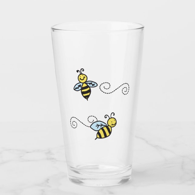 Verre Les abeilles (Devant)