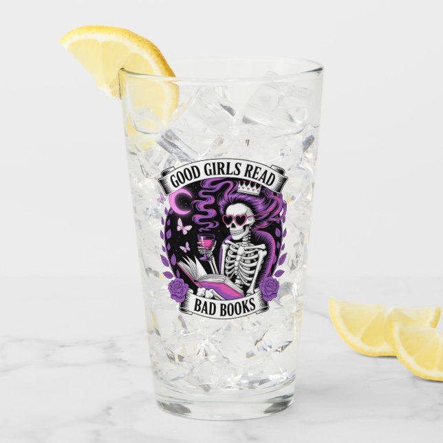 Verre Les Bonnes Filles Lisent Les Mauvais Livres (Devant glace)