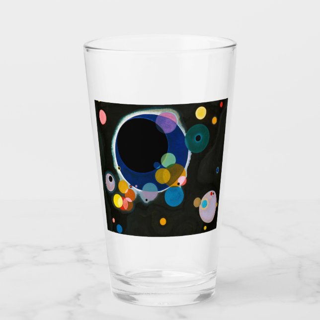 Verre Les Cercles de Wassily Kandinsky (Devant)