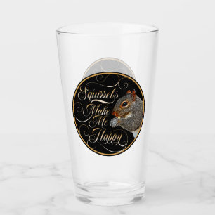 Verre Les écureuils me rendent heureux - amoureux des éc