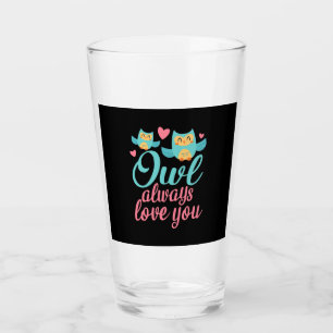 Verre Les hiboux vous aiment toujours