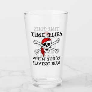 Verre Les mouches du temps quand vous avez du rhum