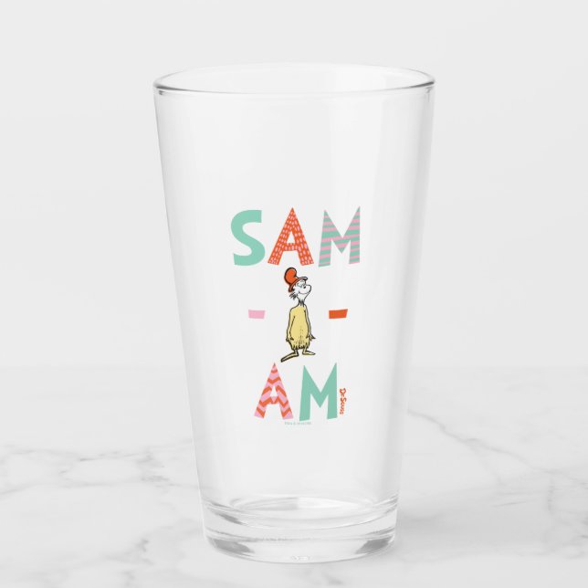 Verre Les œufs verts et le jambon | Sam-I-Am (Devant)