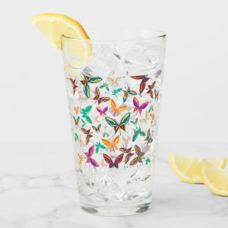 Verre Les rêves de papillons