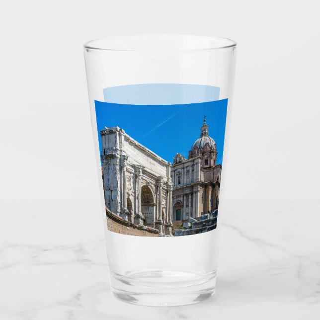 Verre Les ruines du Forum Romain à Rome, Italie (Devant)