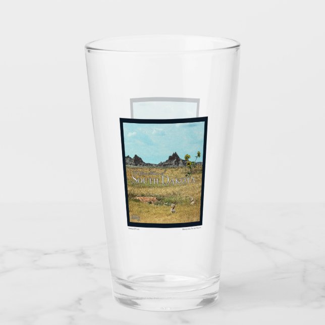 Verre Les Terres des Prairies du Dakota du Sud (Devant)