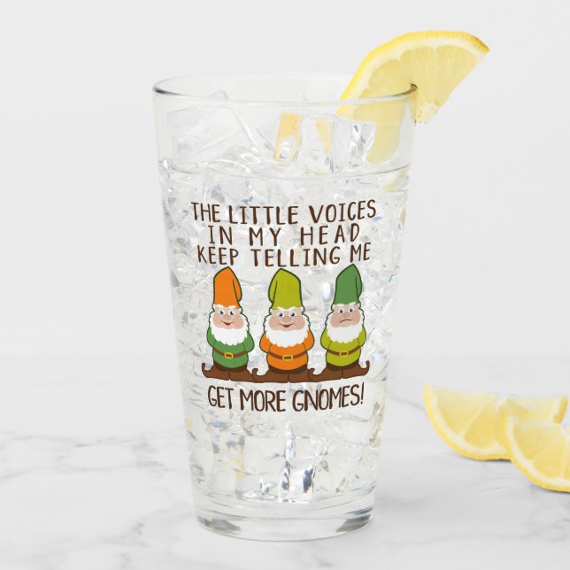 Verre Les voix de Littles obtiennent plus de gnomes (Dos glace)