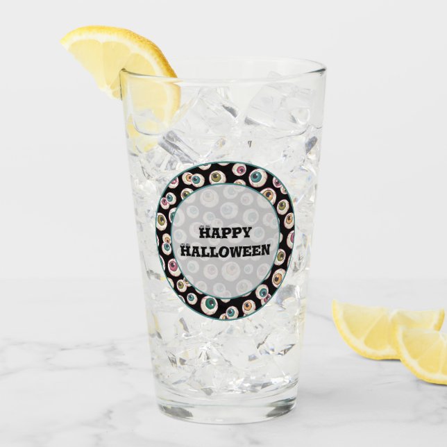 Verre Les yeux d'Halloween (Devant glace)