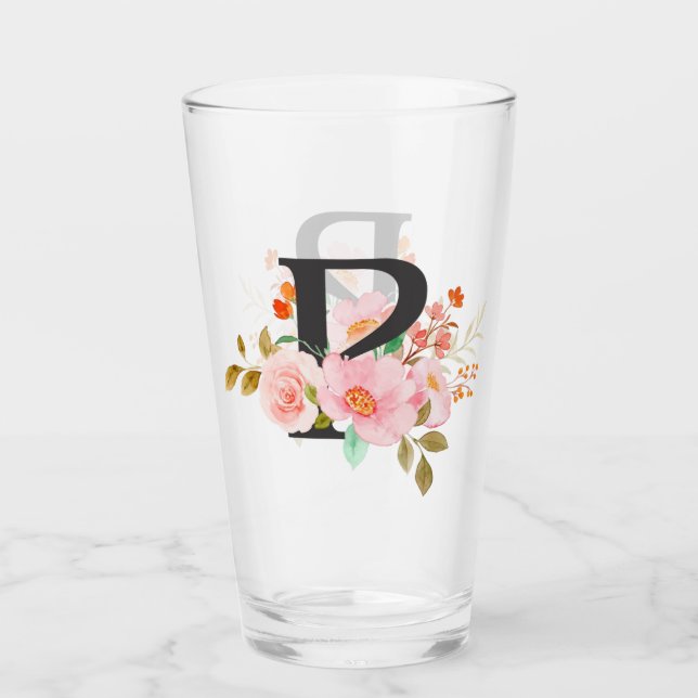 Verre Lettre P (Devant)