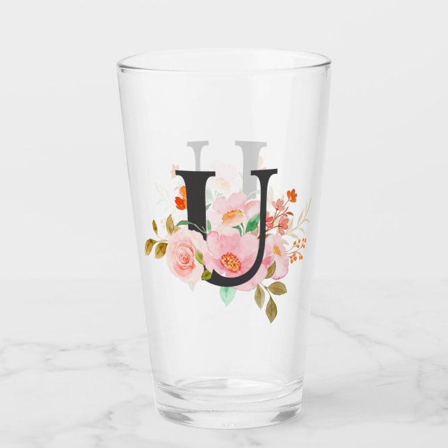 Verre Lettre U (Devant)