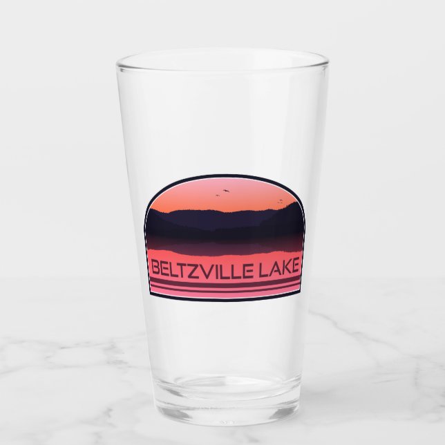Verre Lever rouge du lac Beltzville Pennsylvanie (Devant)