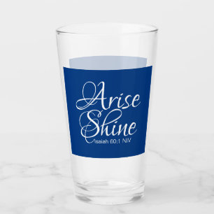 Verre Levez-vous et brillez Foi Nouvel An