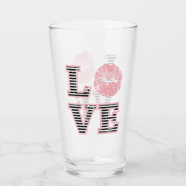 Verre Lèvres d'amour (Devant)