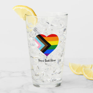 Verre LGBTQ & Fierté - Rainbow Progress Flag Shot Glass