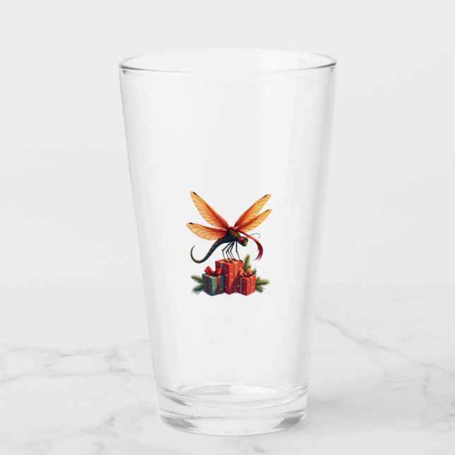 Verre Libellule emballée (Devant)