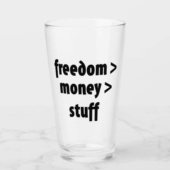 Verre Liberté > Argent > Stups (Devant)