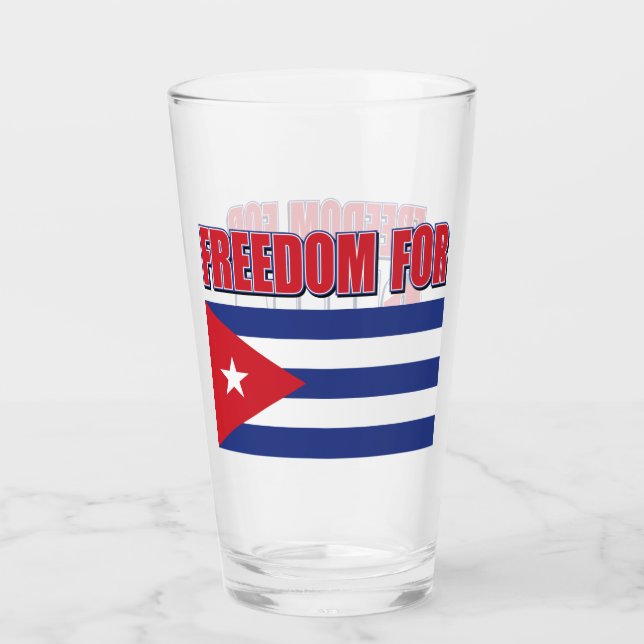 Verre Liberté pour Cuba (Devant)