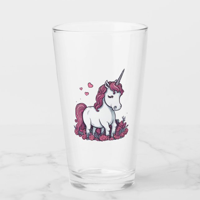 verre licorne (Devant)