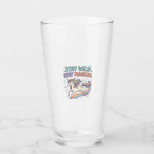 Verre Licorne Reste Sauvage Reste Magique Produit Branch