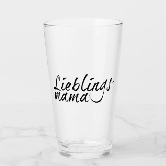 Verre Lieblingsmama (Devant)