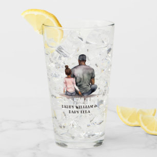 Verre Lien père et fille noir (4)