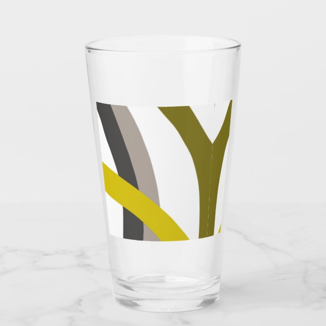 Verre lignes vertes (Devant)