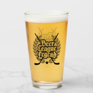 Verre Ligue de la bière de hockey
