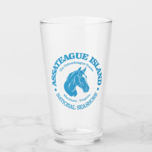 Verre L'île d'Assateague (poney)