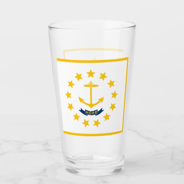 Verre L'île Rhode (Devant)