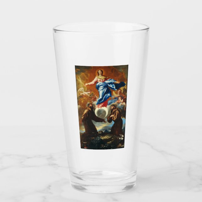 Verre L'Immaculée conception de la Vierge Marie (Devant)