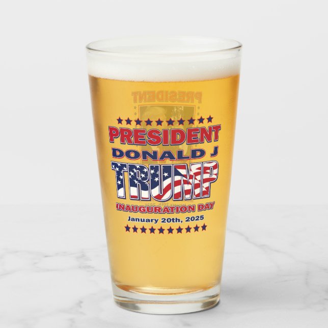 Verre L'incertitude du président Trump (Devant (rempli))