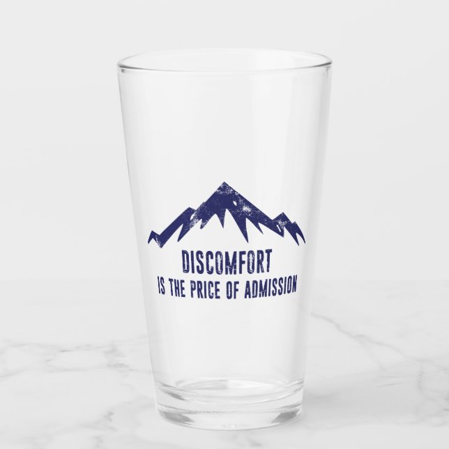 Verre L'Inconfort Est Le Prix De L'Admission (Devant)