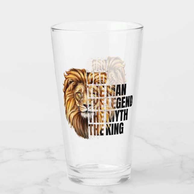 Verre Lion fête des pères (Dos)