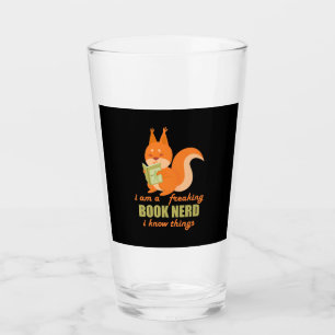 Verre Livre Nerd écureuil
