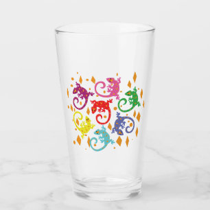 Verre Lizards colorés