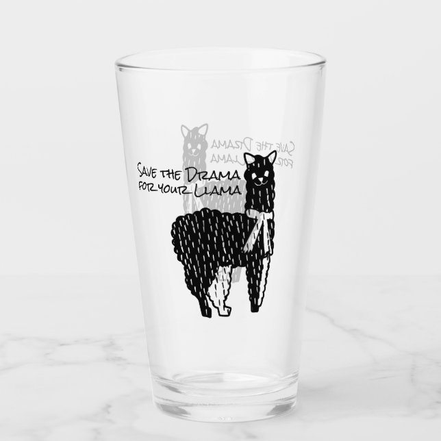 Verre Llama Drama (Devant)