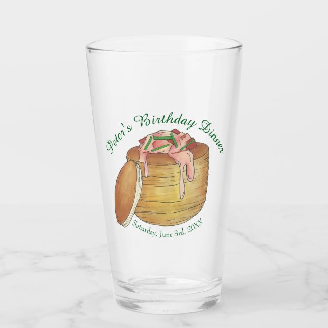 Verre Lobster Newberg Newberg Dîner de plats de fruits d (Devant)